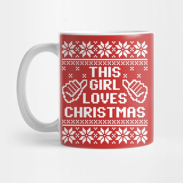 This Girl Loves Christmas Sweater by DetourShirts